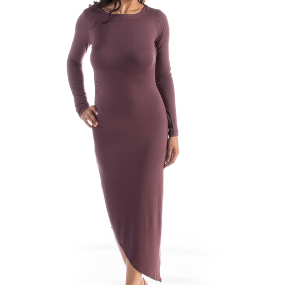 KAIN LABEL DARK MAGENTA BODYCON DRESS | WOMENS SIZE XS - Picture 2 of 5